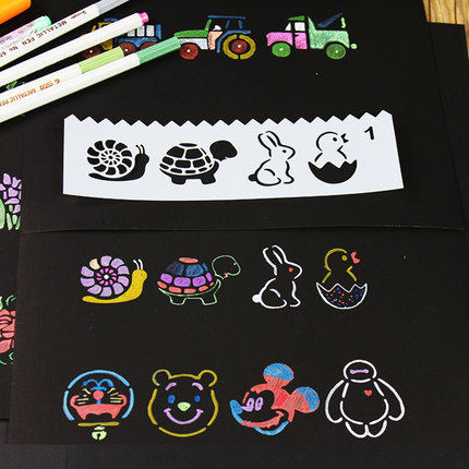 绘画卡通主题模板diy相册新款粘贴影集手工相册