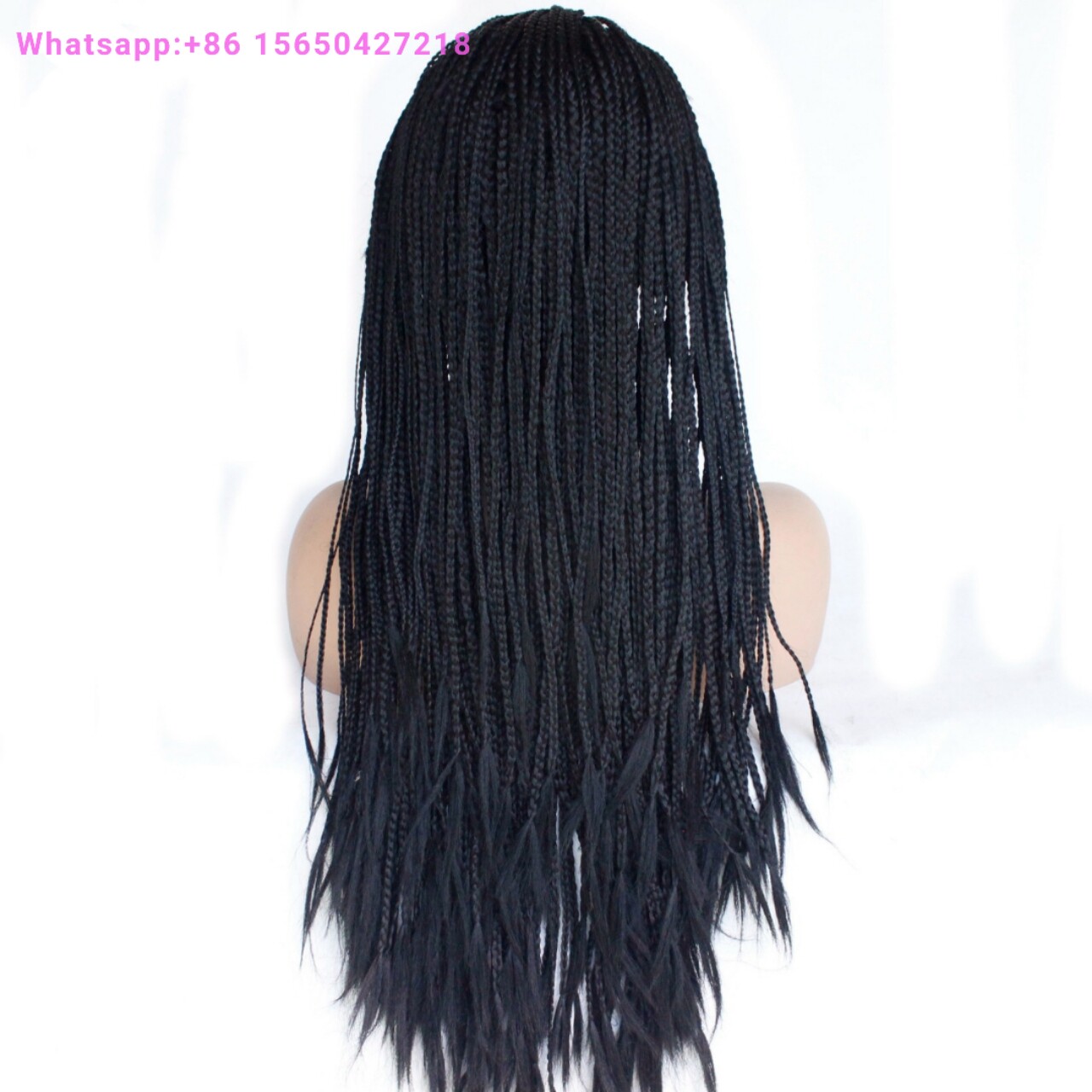 假发演出酒吧摇滚黑人脏辫3股辫子蕾丝头套日常整顶假发