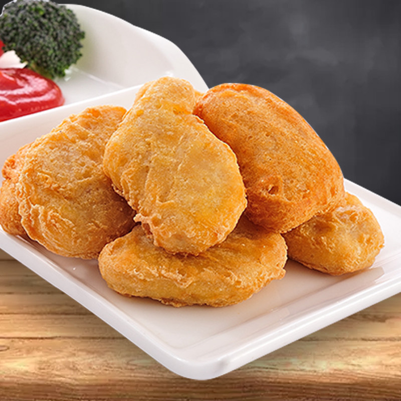 圣农原味鸡块1kg 汉堡店冷冻油炸半成品小吃油炸上校鸡块包邮