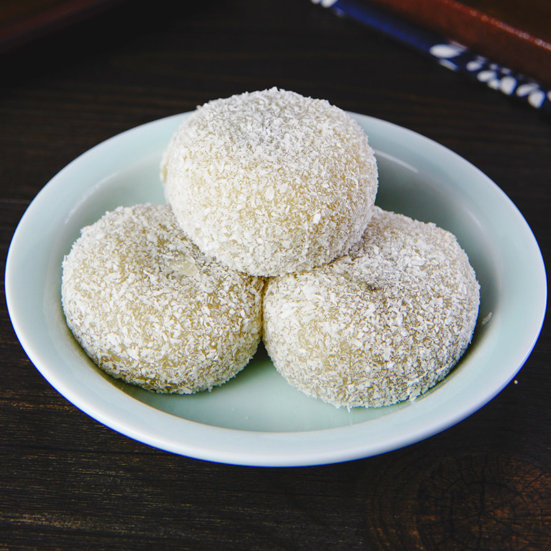 上海特产双酿团500g老式手工糕点糯米芝麻红豆传统糕点