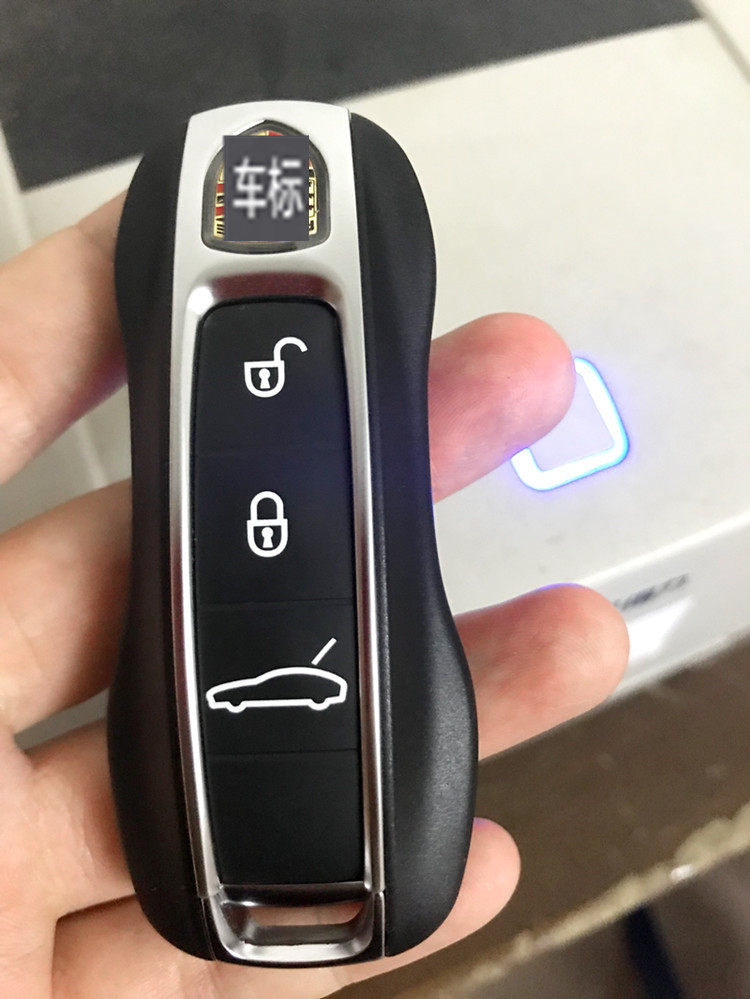 卡宴钥匙模型适用于保时捷帕拉梅拉拉车跑车汽车钥匙