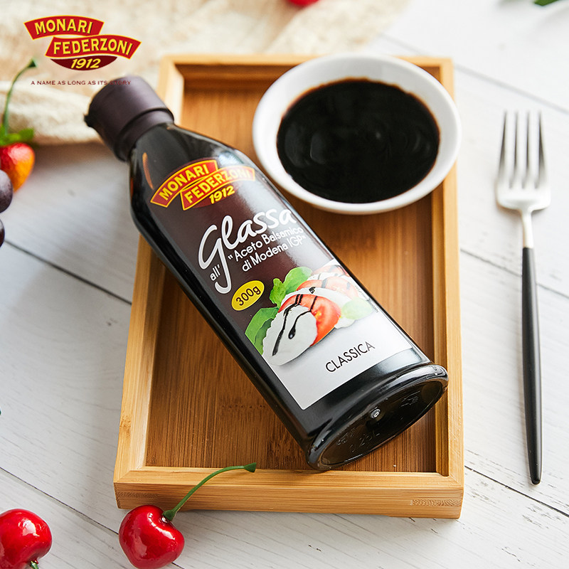 意大利巴萨米克浓稠黑醋汁莫瑞银标香套装凉拌醋