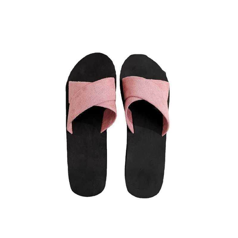 slippers female word a word procrastinates woman