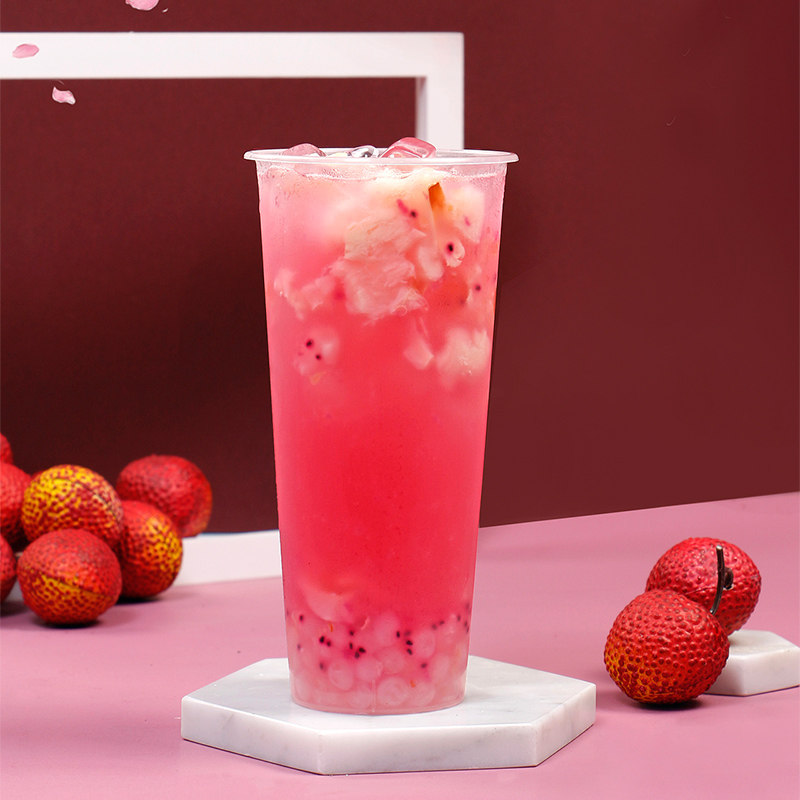 浓缩彤幸荔枝900ml高倍果汁美味味浓浆奶茶店浓缩果蔬汁