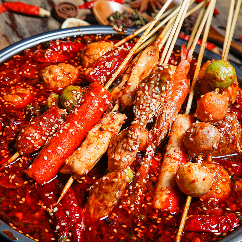 千椒重庆麻辣烫底料5kg桶装麻辣香锅串串餐饮火锅调料