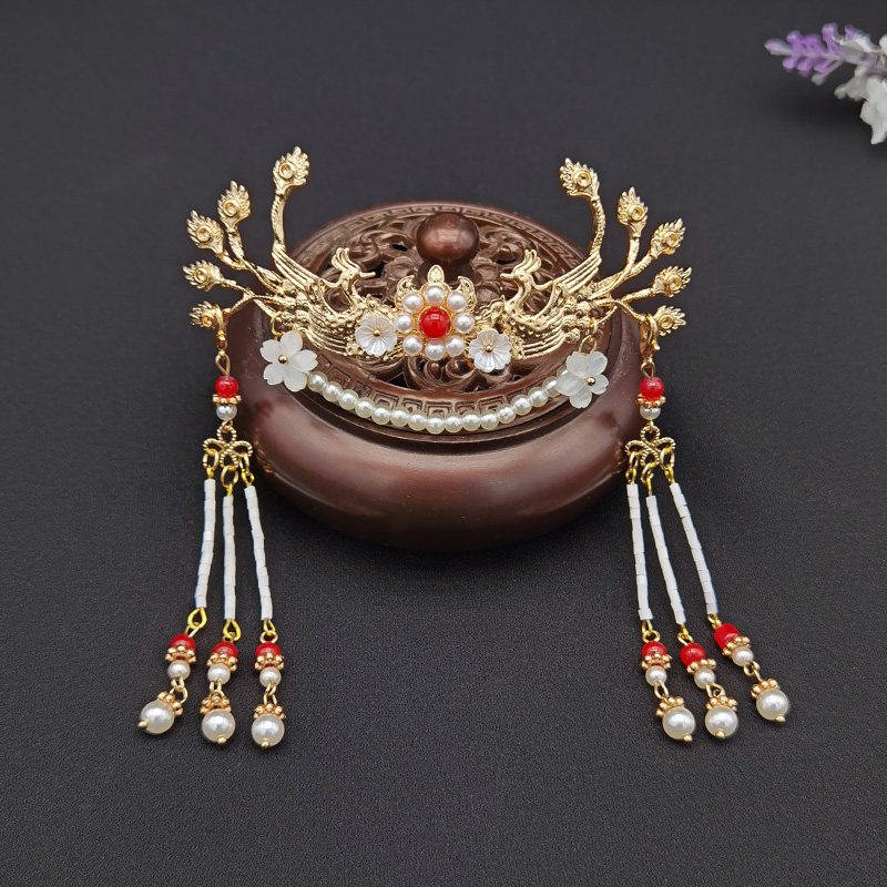 古风汉服头饰流苏步摇发簪发钗超仙百搭顶簪发其它首饰