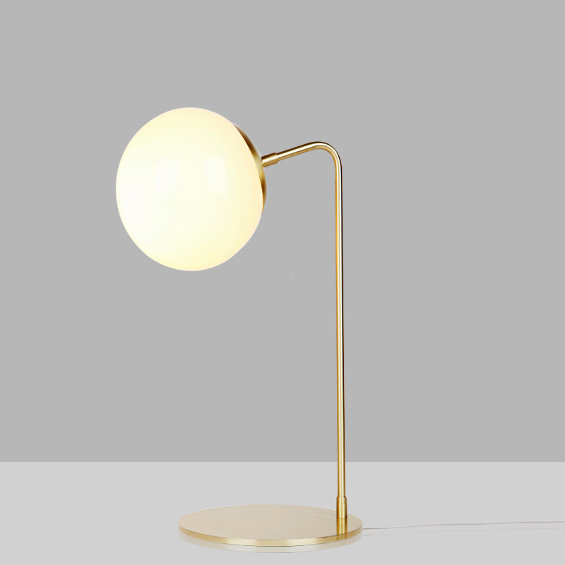 简约圆球魔豆玻璃美式客厅卧室床头护眼暖光装饰台灯