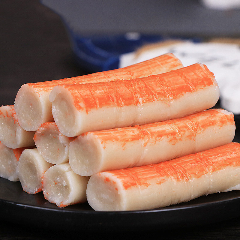 安井仿蟹柳蟹肉棒5斤家庭商用火锅丸子烧烤火锅丸类