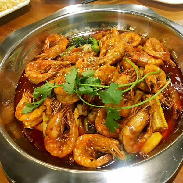 正宗王婆大虾香辣虾底家用邵汇阿田陈氏李想火锅调料