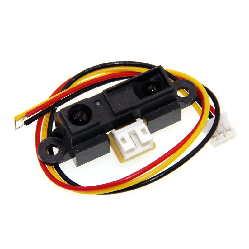 2y0a21gp2y0a21yk0f红外测距传感器gp2d12距离检测1080cm带线传感器