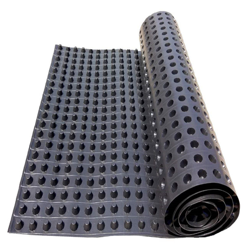 塑料排水板屋顶绿化花园种菜蓄排水板滤水板车库顶板阻根板 - 绿双南