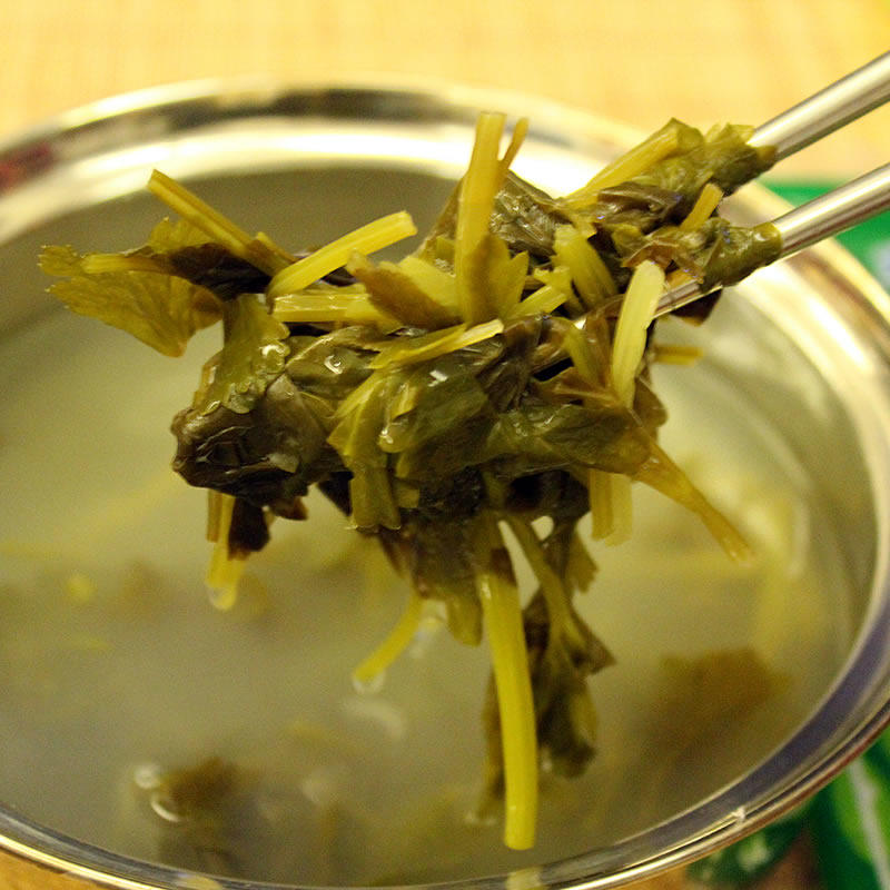 浆水甘肃天水酸菜秦安芹菜野菜苦苣560克包装腌制