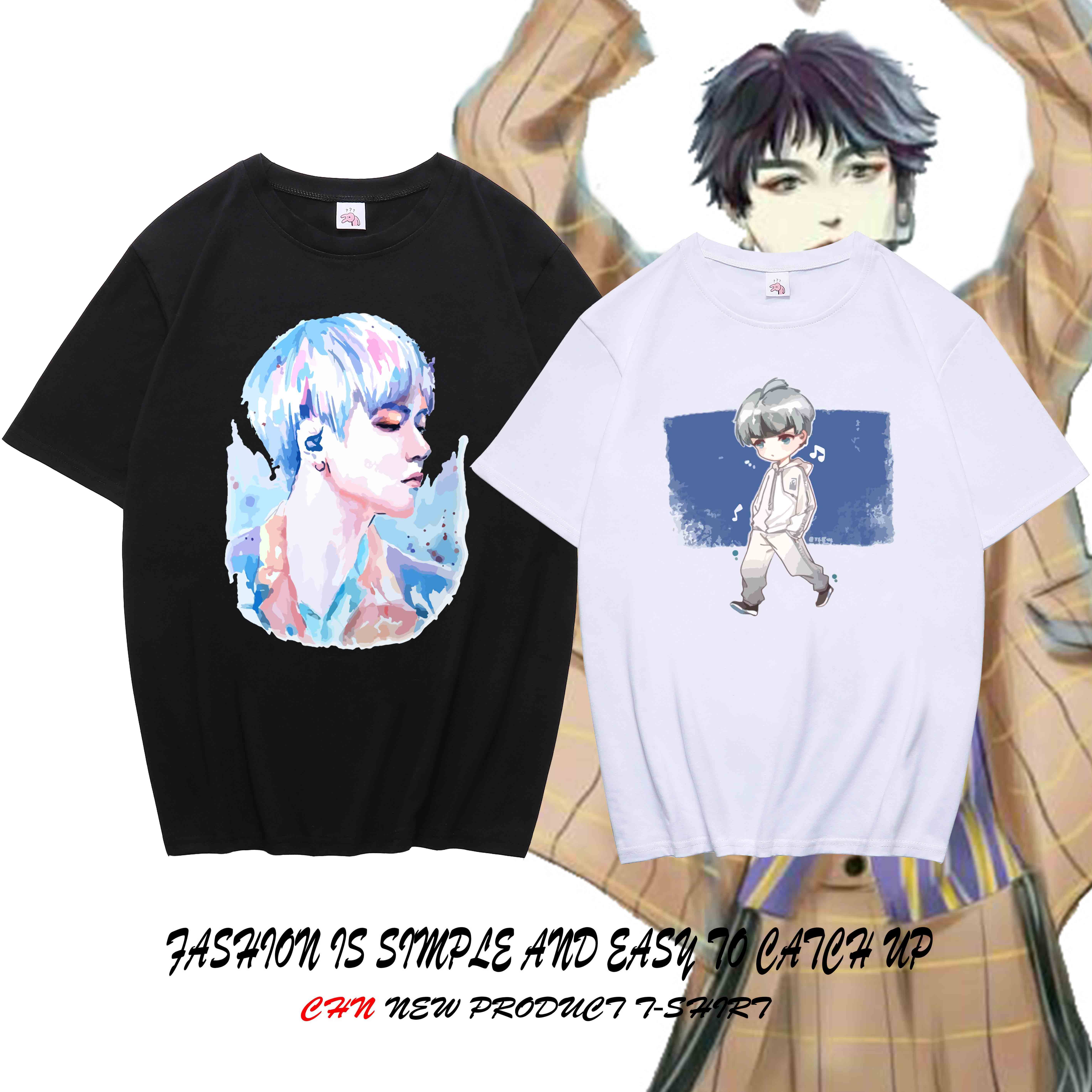 偶像练习生林彦俊同款衣服蔡徐坤陈立农明星周边t恤