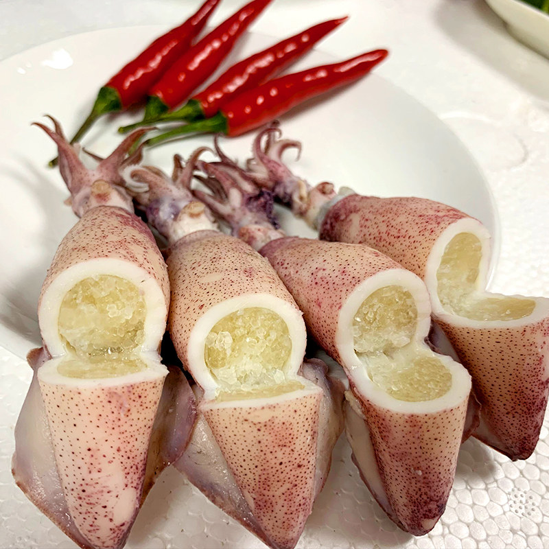 海兔兔子满籽笔管新鲜全籽籽乌乌贼鱿鱼墨鱼冷冻墨鱼