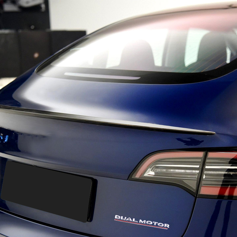 适用于tesla特斯拉model3高性能尾标dual motor车标改装 配件装 饰
