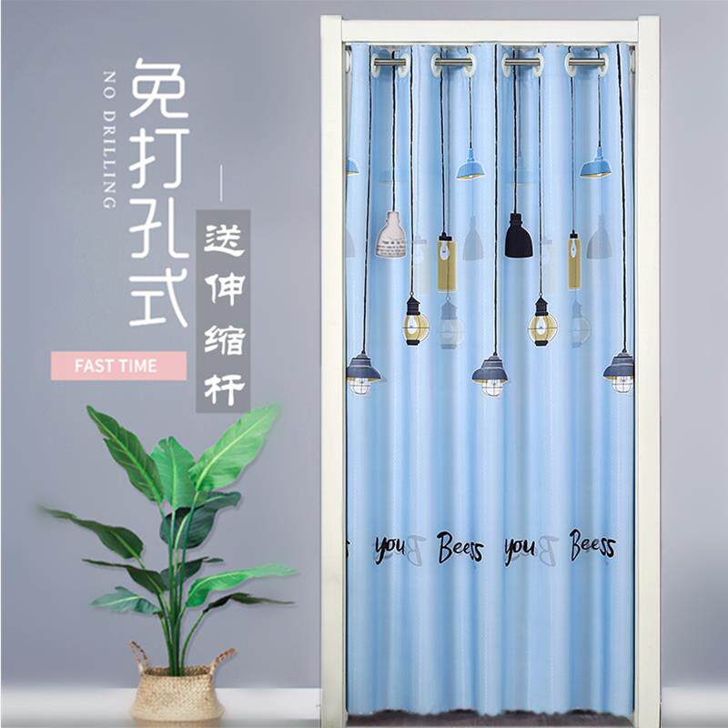 空调门帘防走冷防隐私款夏隔断帘免打孔伸缩门帘