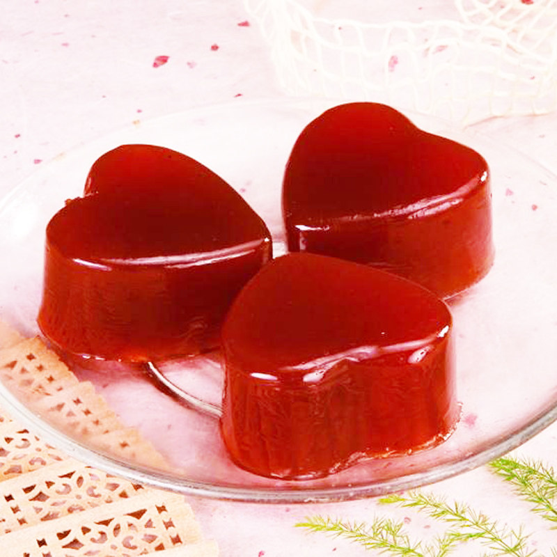 稻扬心形红枣糕广糕点传统点心酒店早茶茶食传统糕点