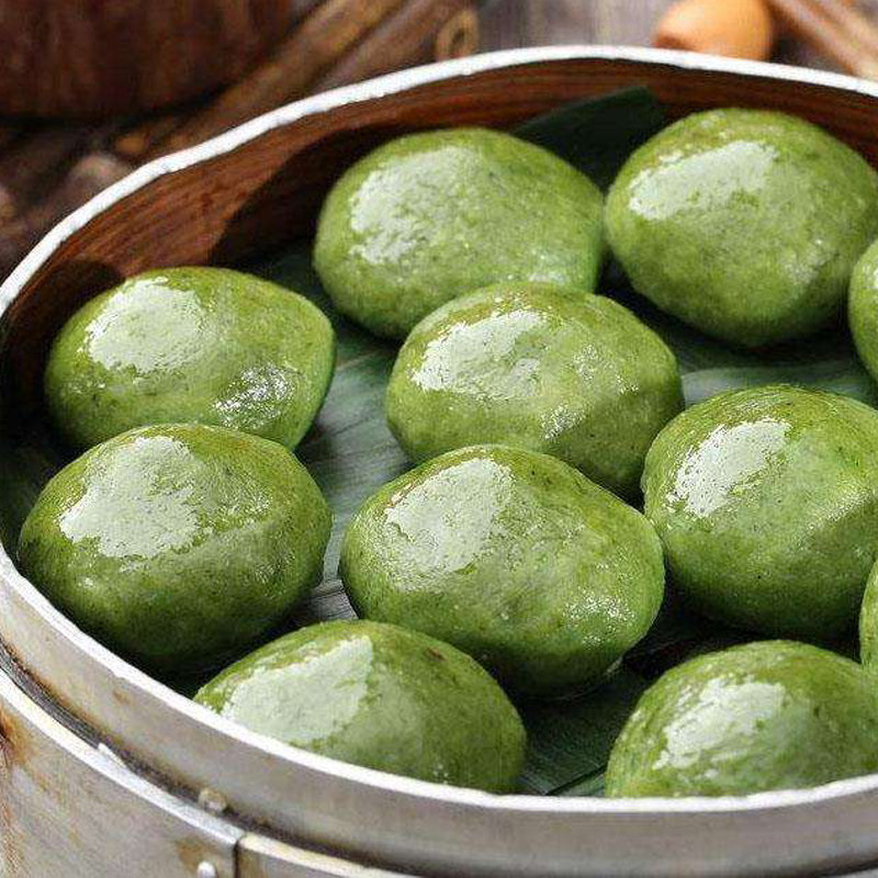 大笑客家艾糍艾饼果子450g广式早茶点心早餐糕点速冻广东传统糕点