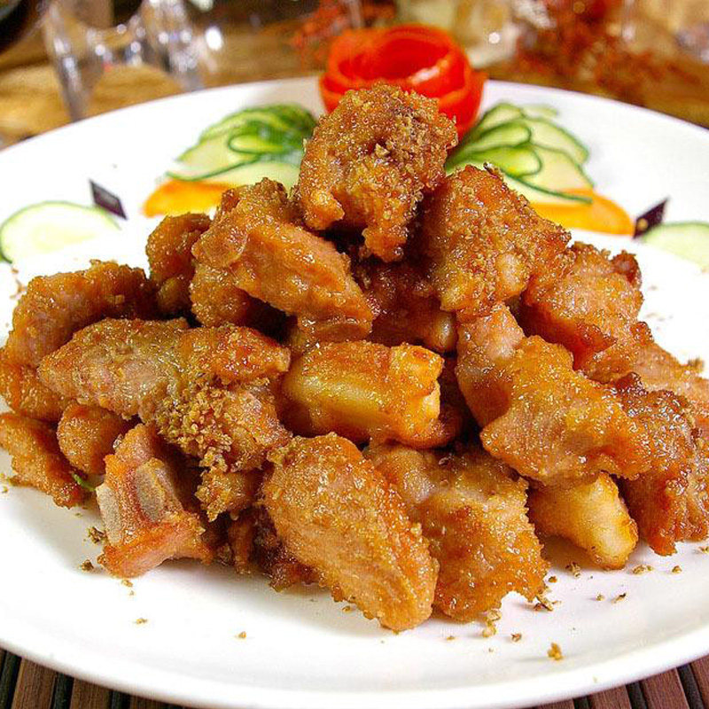 润卓黄金脆皮陈皮酒店半成品排骨调味油炸冷冻食品猪排