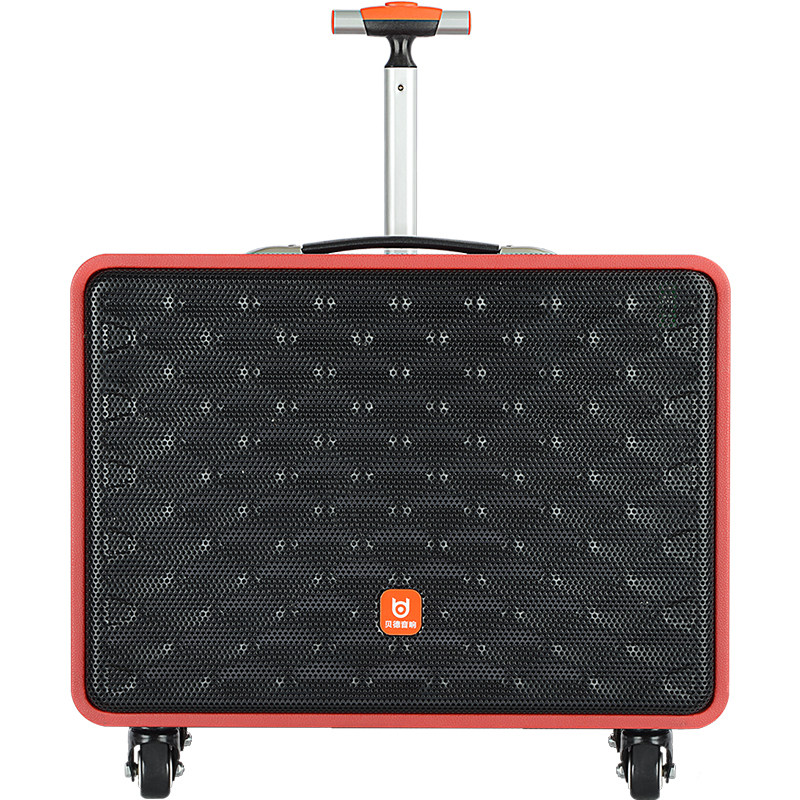 贝德空乘三分频声卡音响一体机bdh1285k歌户外直播大功率移动音箱