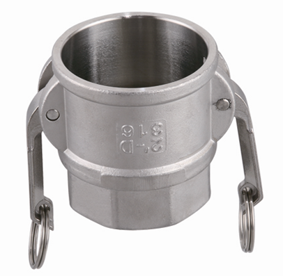 d型不锈钢快速接头304卡扣式水泵水管消防管道快速接头内丝阴端50