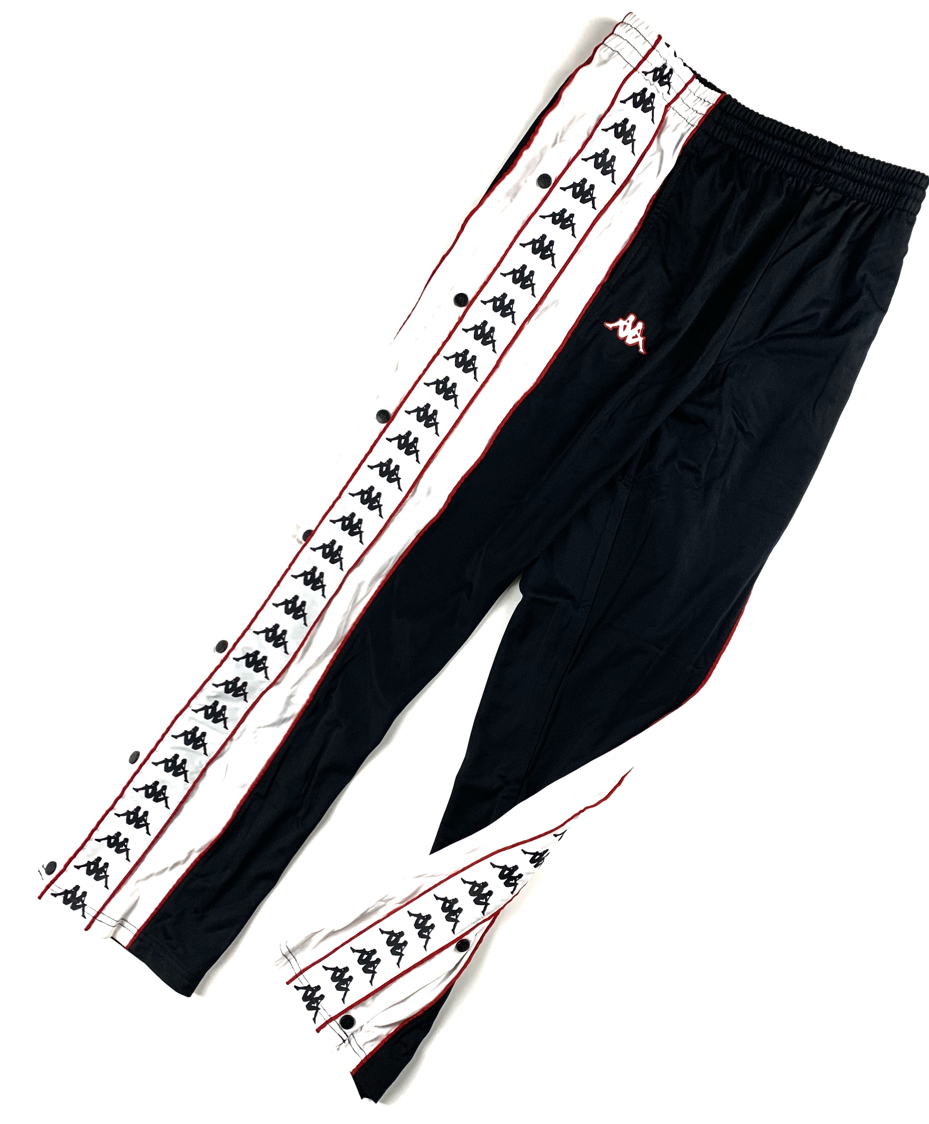 新款现货卡帕kappabanda串标排纽扣运动长裤男女运动长裤