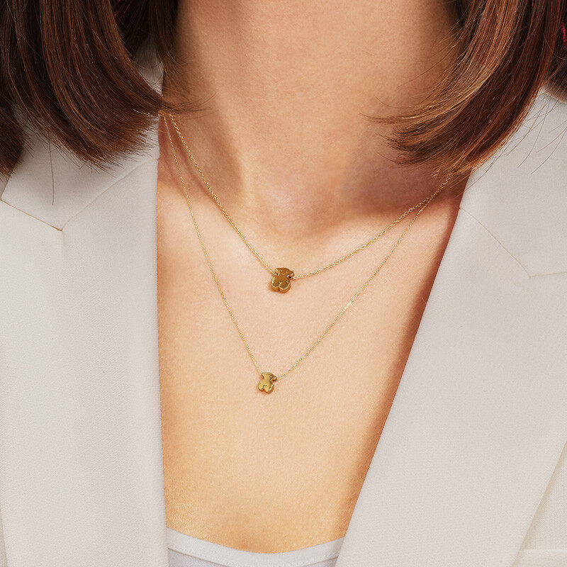 tous项链链女锁骨简约经典小众轻奢小熊小号颈饰