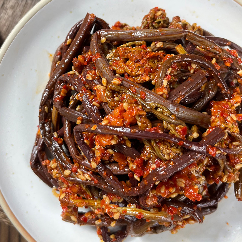 东北延边朝鲜族特产香辣蕨菜新鲜韩国泡菜下饭腌制