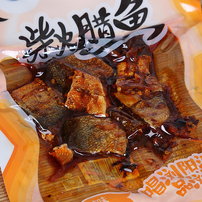 浏水鲫鱼鱼排即食子鱼特产湖南辣手包香75g5即食鱼零食