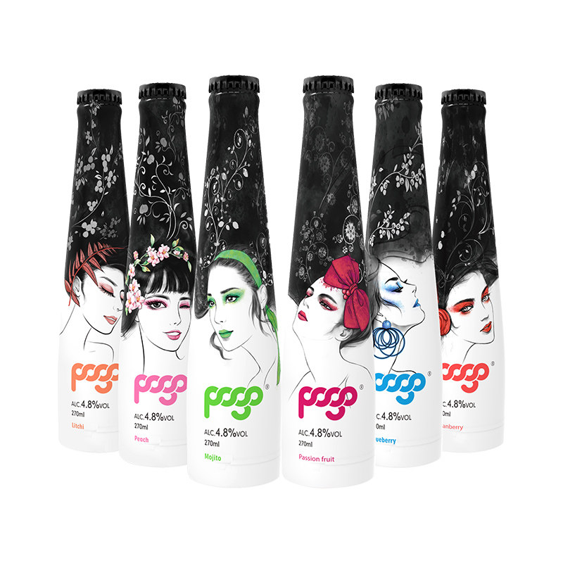 潘果预调鸡尾酒整箱瓶装荷兰进口基酒原料酸甜果酒低度微醺少女酒