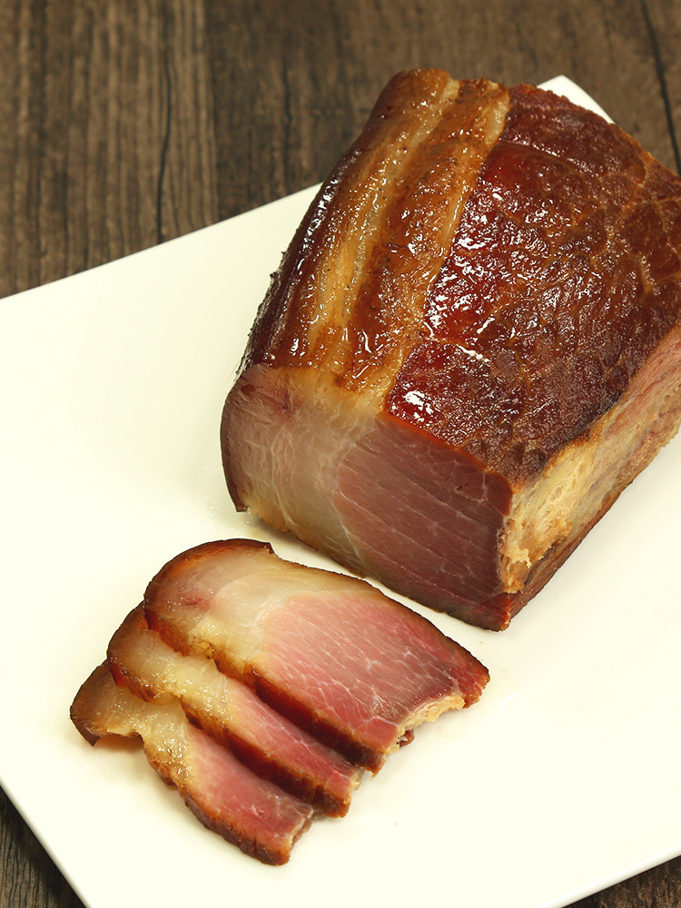 腊肉味肴腊品后腿湖北柴火烟熏熏肉农家自制腊
