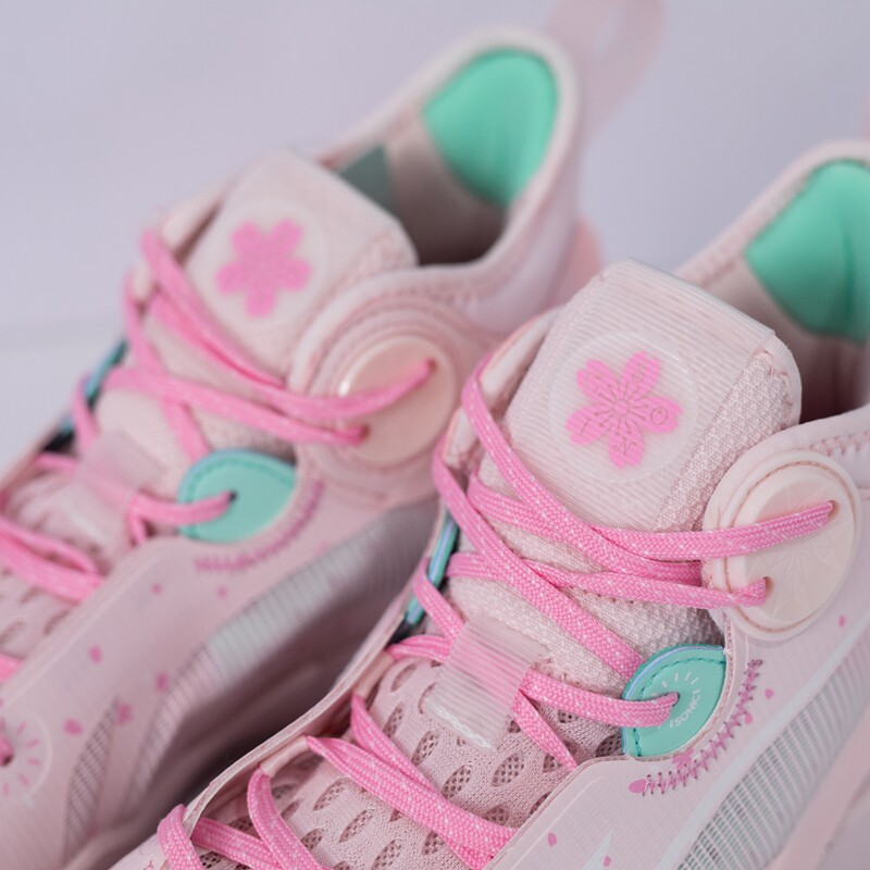 李宁范弗球鞋篮球男子科技利特樱花2022年音速篮球鞋