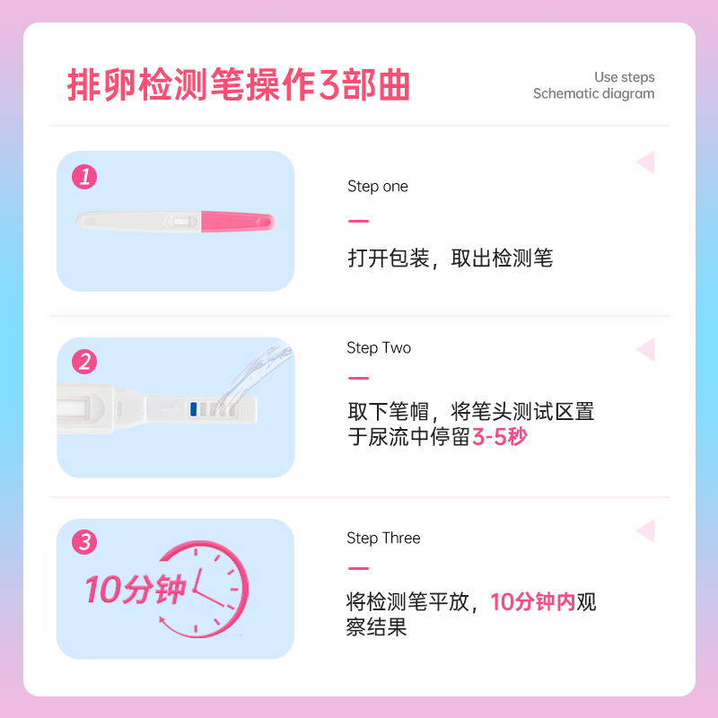 排卵毓婷试纸纸笔高精度备孕神器孕测期验孕棒排卵卡笔