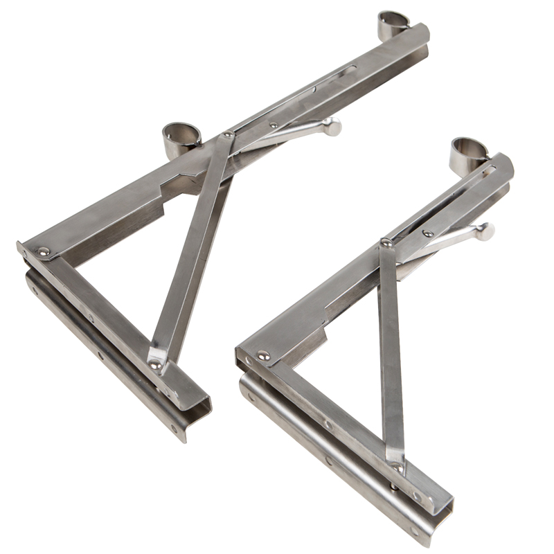 不锈钢晾衣三角支撑撑架侧装折叠窗户晾衣架外墙顶座