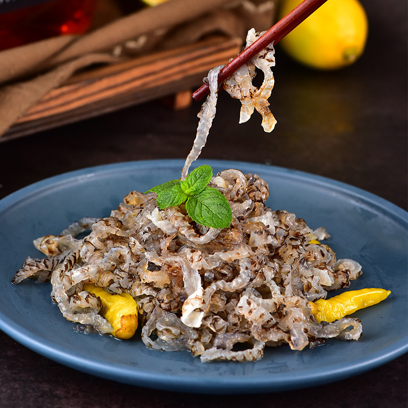 荷味泡椒鱼皮红油鱼皮卷150克x10袋即香脆爽口凉菜