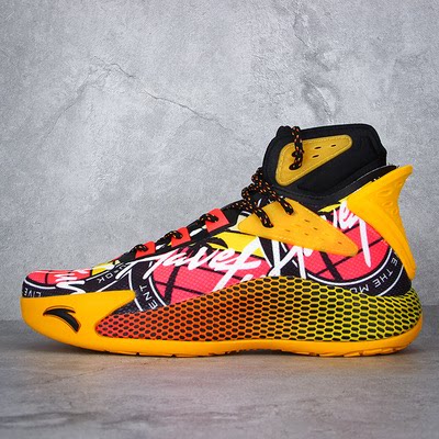 安踏正品kt5男鞋2020新款汤普森高帮篮球鞋