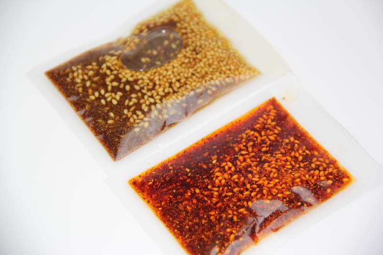 西楚霸王宿迁特色美食擀面皮凉皮调料包辣椒油芝麻酱组合20份包邮