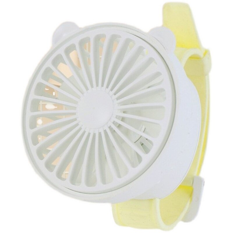 2021新款手表风扇萌趣小猫小熊造型可爱学生usb风扇