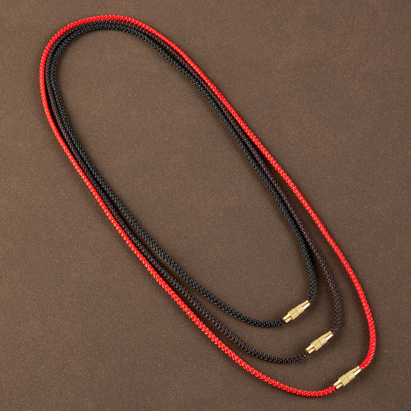 黑色翠玉粗挂挂坠高端男女挂件翡翠项链玉佩绳