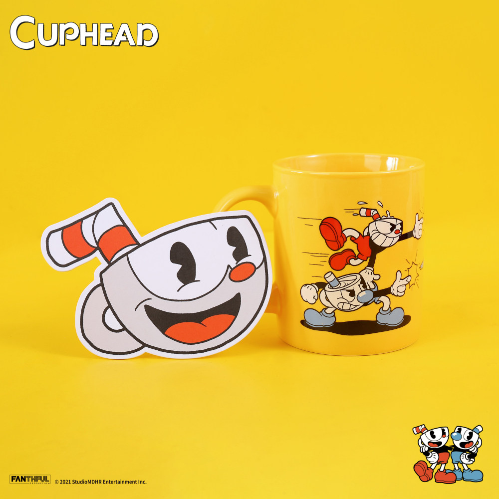 茶杯cuphead陶瓷瓷杯马克主题游戏周边fanthful游戏实物周边