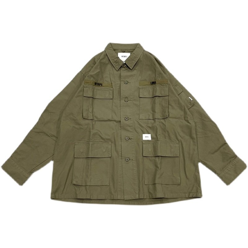 自豪wtaps背后补丁四袋夹克外套运动茄克