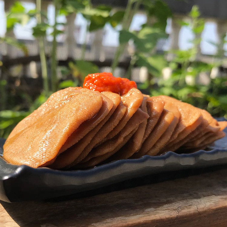 安徽芜湖新港茶干金滕王麻油即食香干繁昌手工豆腐干