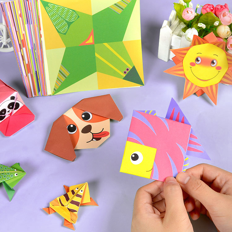 折纸书彩色立体幼儿园儿童diy手工制作材料包创意趣味大全手工纸