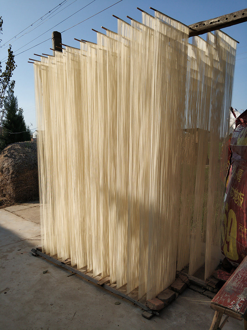 陕西特产宝鸡岐山手工空心挂面农家面条面条儿面条