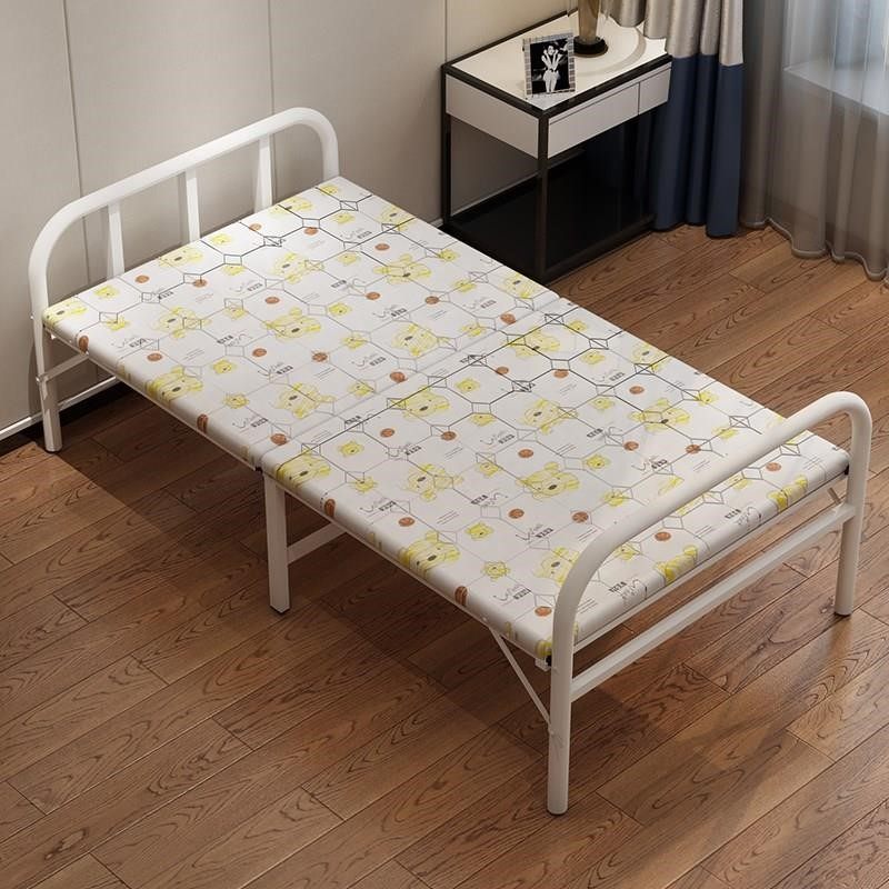 折叠90cm80cm家用单人床一米学生1米简易小户户型折叠床