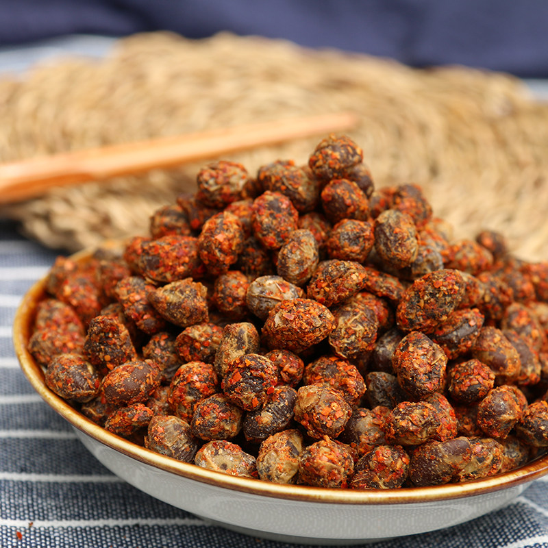 徐州特产干盐豆子邳州香辣老盐豆睢草捂臭盐特色干货及养生干料