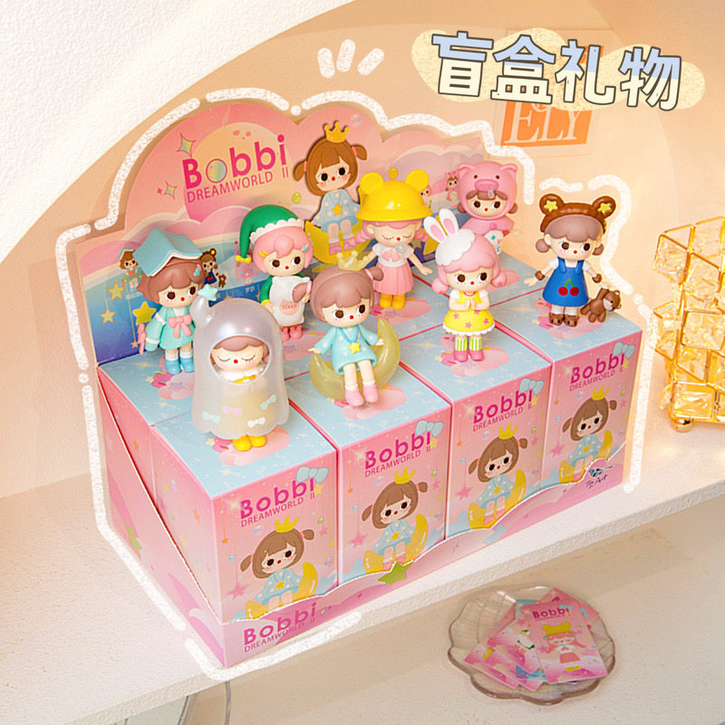 盲盒女孩正版套装一套2021网红新款bobbi手办摆件生日礼物礼盒-mc母婴