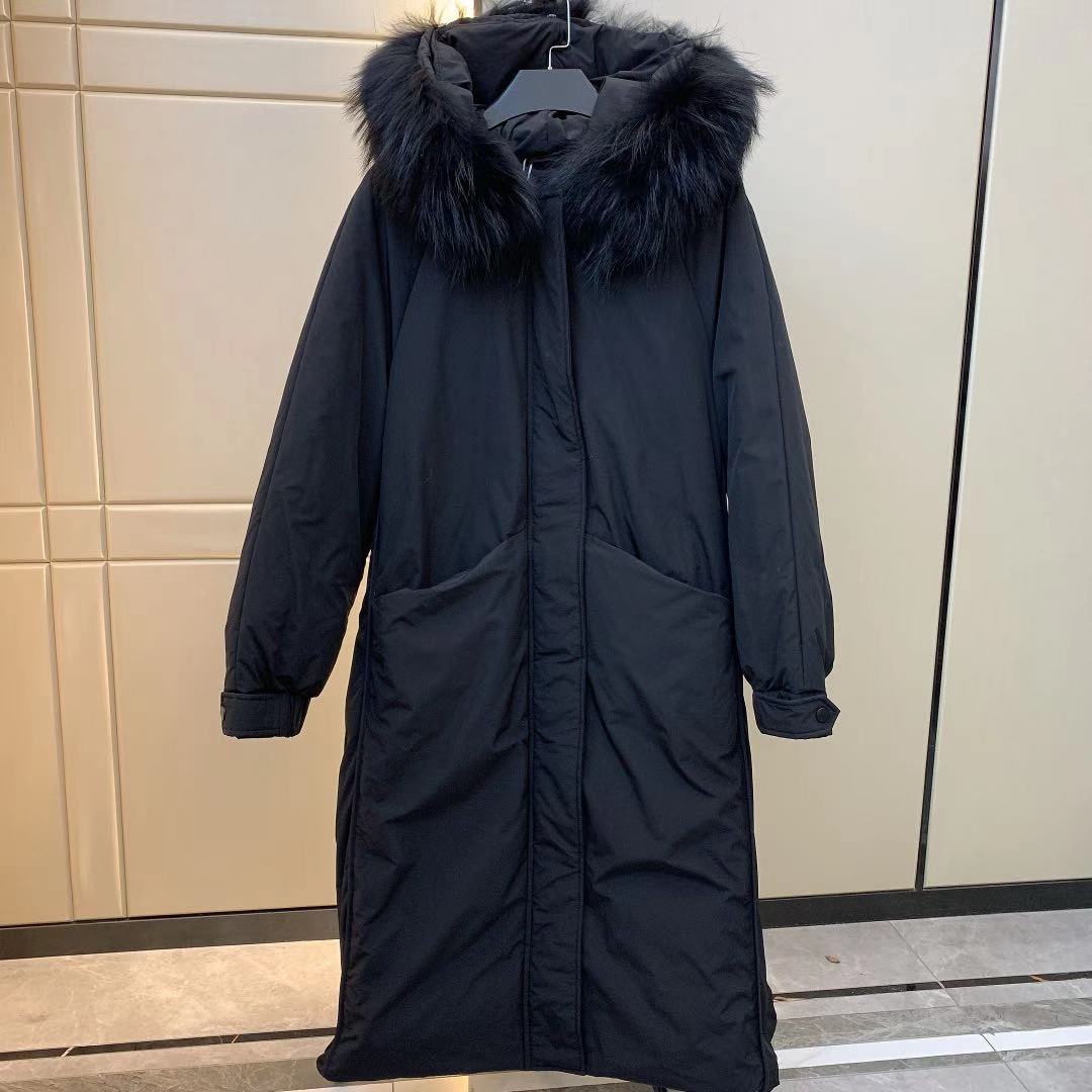 mango2020新品羽绒服女韩版百搭长款加绒保暖面包羽绒服