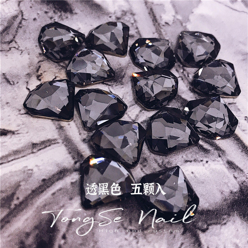 钻石型大颗美甲钻k9精品超闪美甲锆石饰品指甲钻饰美甲指甲钻饰