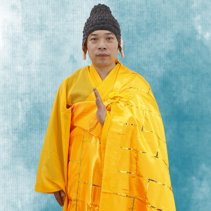 西游记成人演出服如来如来佛佛祖唐僧法海袈裟头套服饰